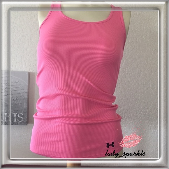 Under Armour Tops - XS Pink Underarmour Ribbed Tank